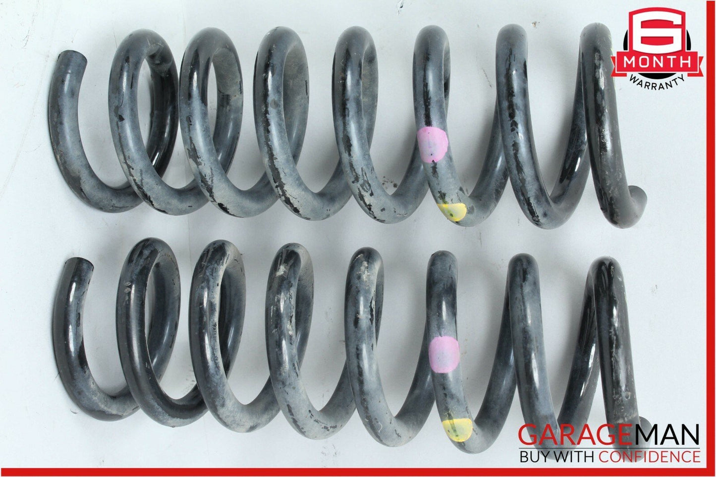 08-14 Mercedes W204 C250 Rear Right & Left Shock Absorber Coil Spring Set OEM