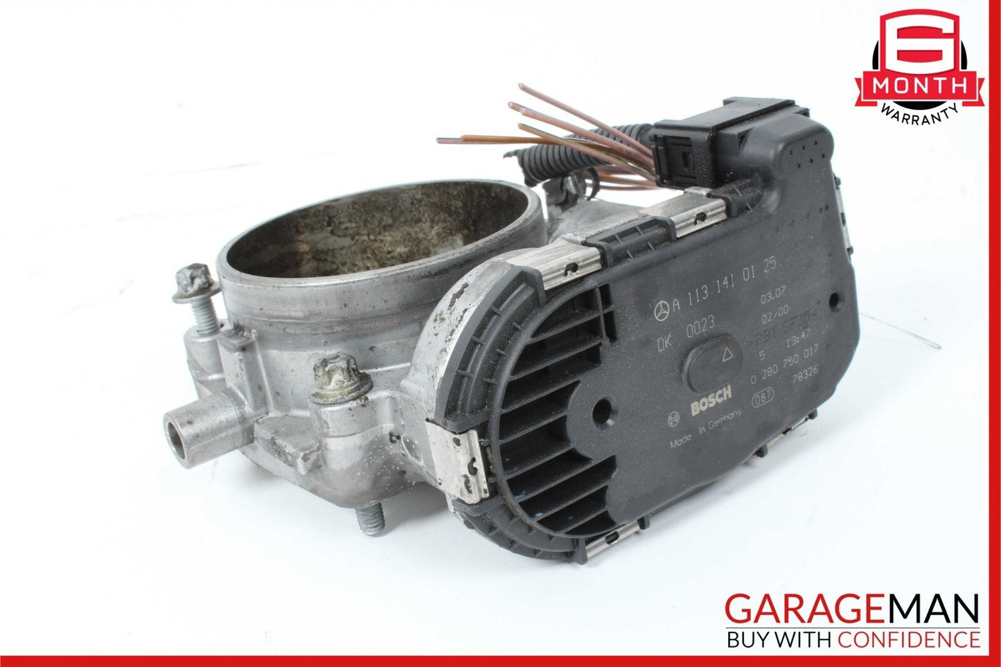 00-06 Mercedes SL500 E500 CLK500 ML430 Engine Throttle Valve Body 1131410125 OEM