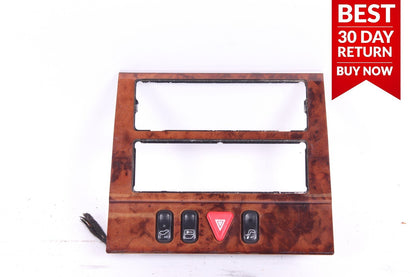98-02 Mercedes W210 E320 E430 Front Center Console Dash Hazard Switch Trim A62