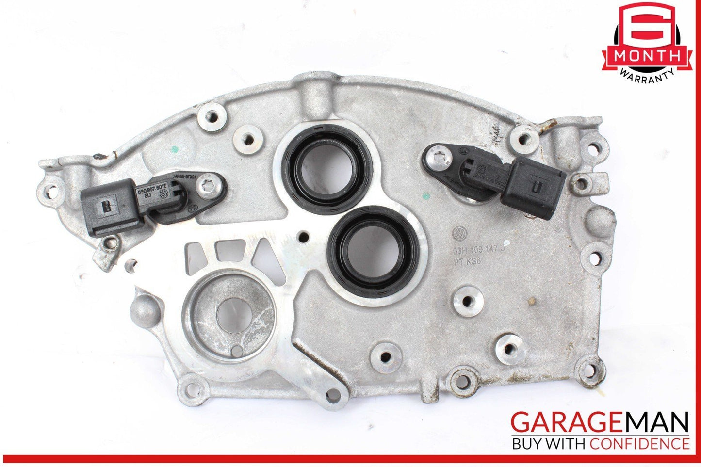 08-18 Porsche Cayenne 3.6L Engine Sealing Plate 03H109147J OEM