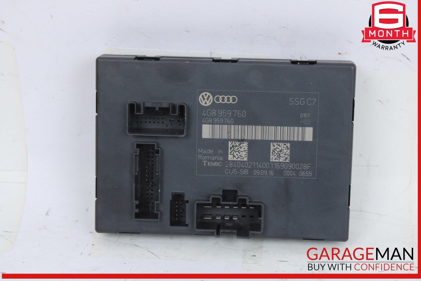 12-18 Audi A7 A6 Front Left Driver Side Seat Control Module Unit 4G8959760 OEM