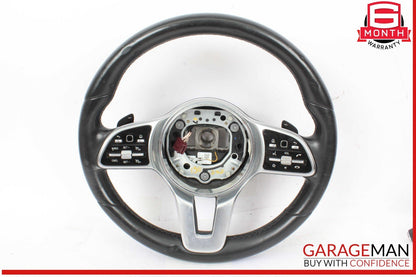 17-19 Mercedes W213 E300 Front Left Side Steering Wheel w/ Paddle Shifters OEM