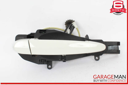 12-15 BMW X1 Rear Right Passenger Side Exterior Door Handle White OEM