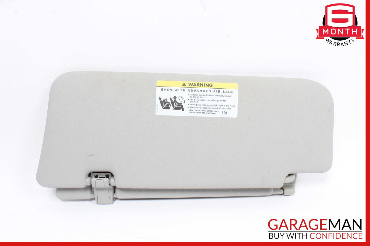 06-12 Mercedes GL450 ML550 Front Right Sun Visor Sunvisor Shade Assembly Grey
