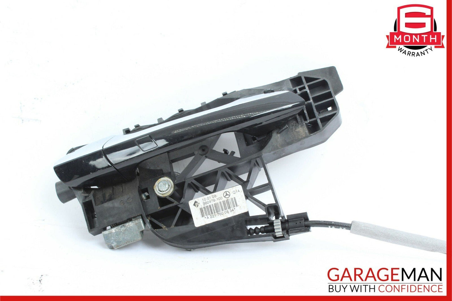 07-13 Mercedes W221 S550 Rear Right Side Exterior Door Handle Keyless Go Black