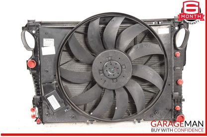 02-06 Mercedes W220 S430 Engine Motor Cooling Fan Shroud w/ Radiator OEM