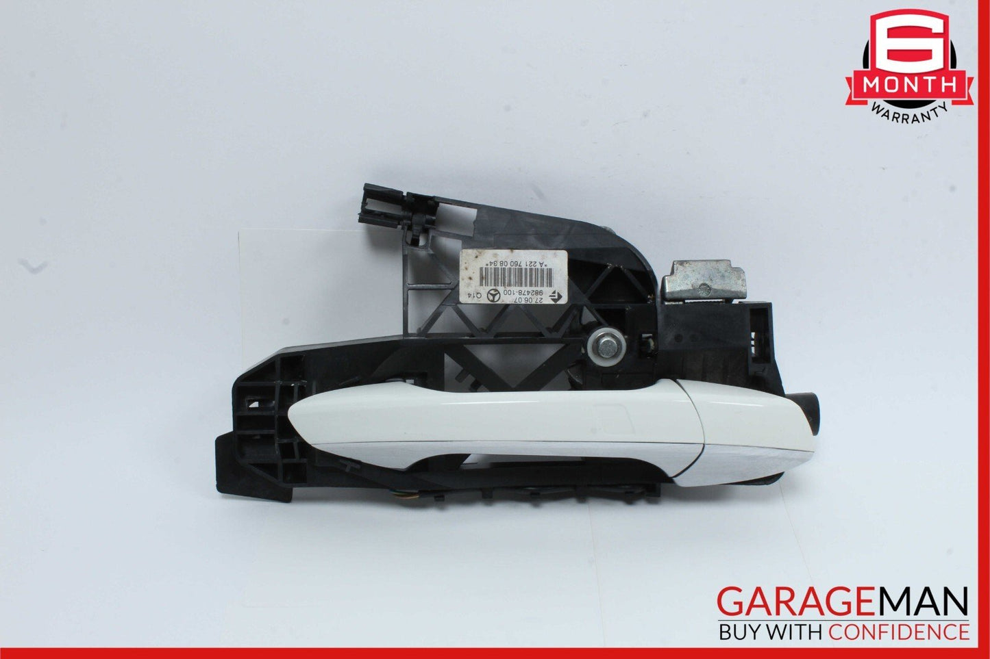 07-13 Mercedes W221 S550 Rear Right Side Exterior Door Handle Keyless Go White