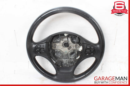 12-18 BMW 320i 328i Steering Wheel Leather Black OEM