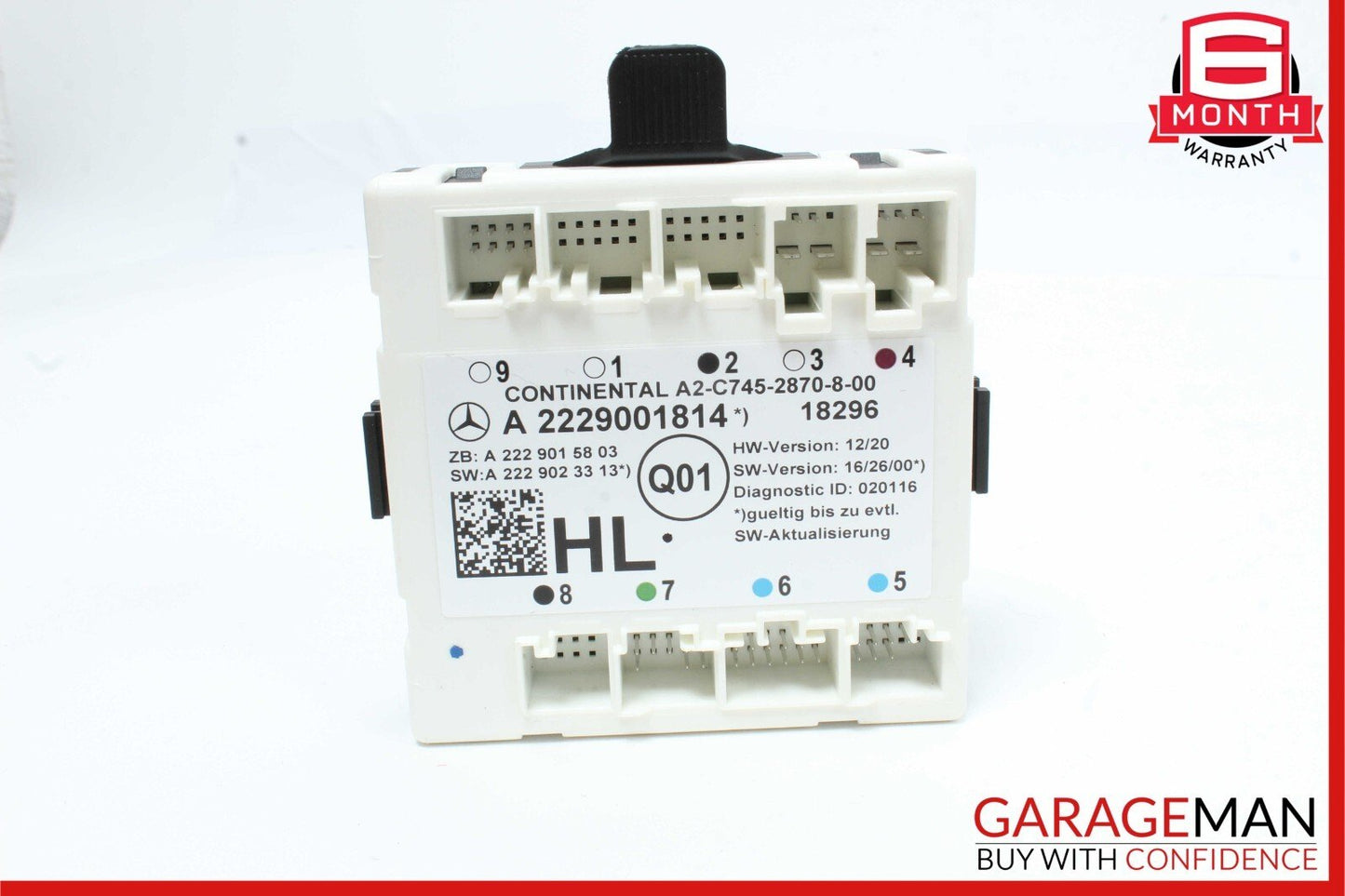 15-18 Mercedes W205 C300 C400 Rear Left Driver Side Door Control Module Unit