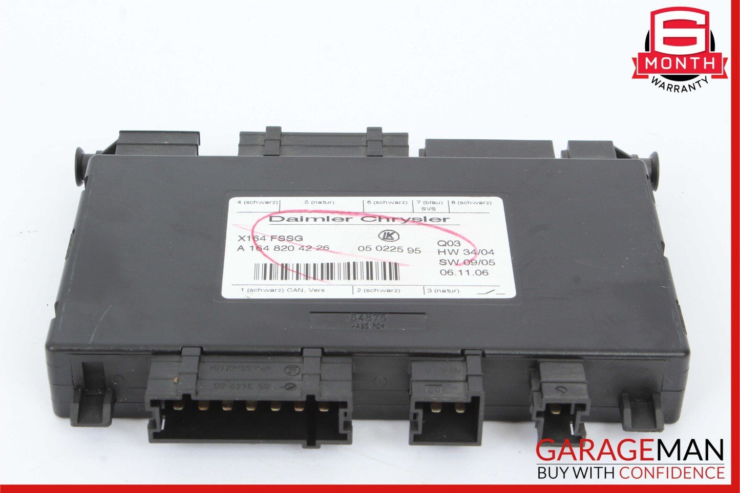 07-09 Mercedes X164 GL450 4MATIC Third Seat Row Power Folding Control Module OEM
