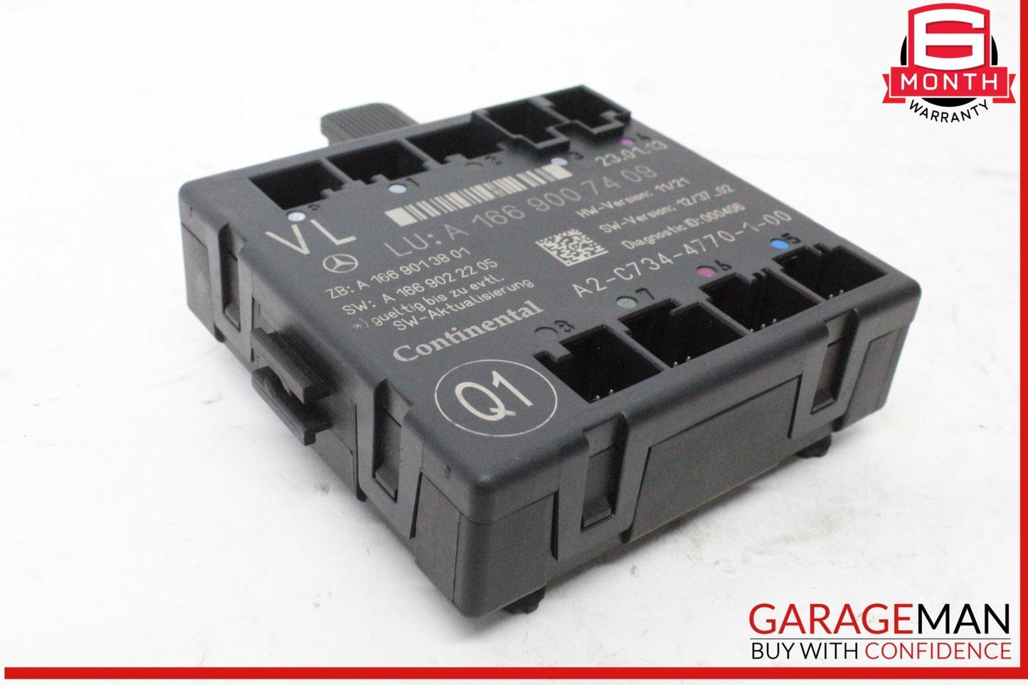 12-19 Mercedes X166 GL450 Front Left Drive Side Door Control Module Unit OEM