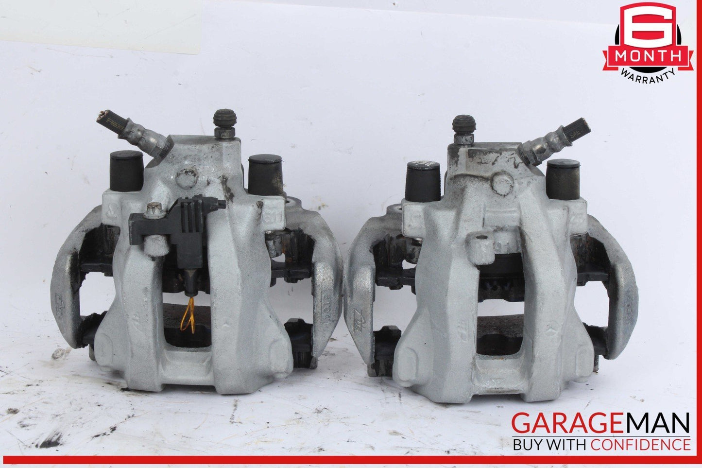 10-18 Mercedes W212 E350 Rear Left & Right Side Brake Caliper Calipers Set OEM