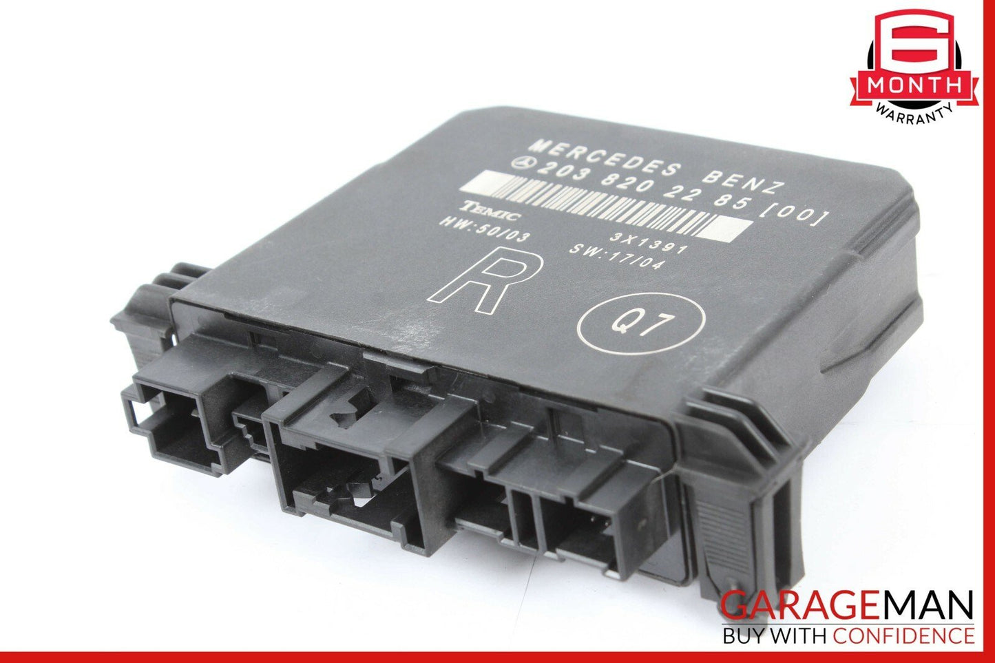 01-07 Mercedes W203 C230 C320 Rear Right Passenger Side Door Control Module Unit