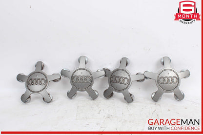 13-16 Audi Q5 A4 A5 S4 S5 A7 A6 S7 S6 Wheel Center Hub Cap Cover Set of 4 Pc OEM