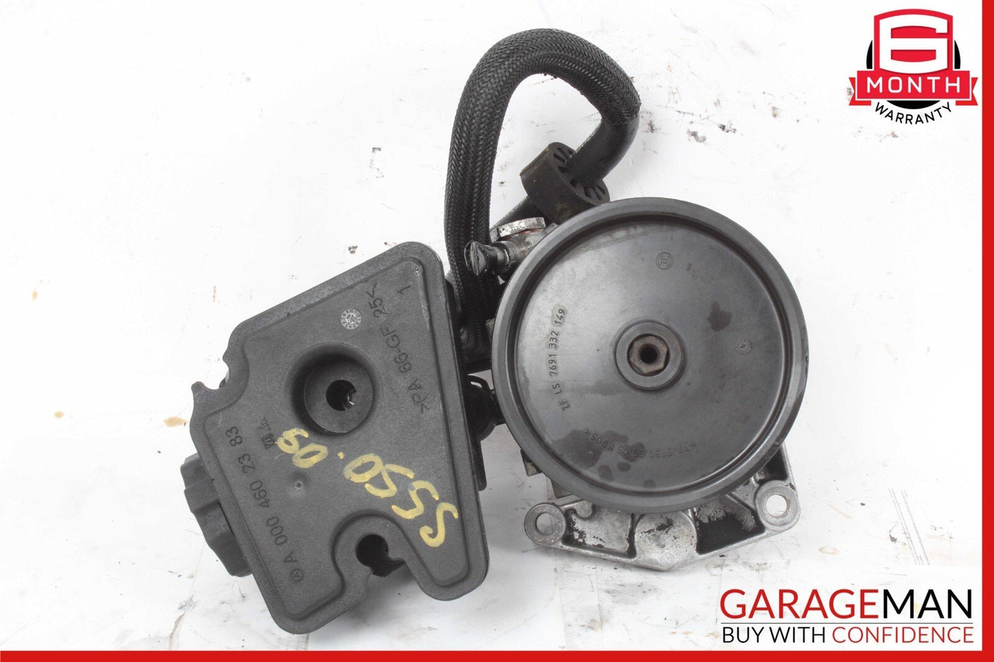 07-09 Mercedes W221 S550 CLS350 Power Steering Pump Reservoir Assembly OEM