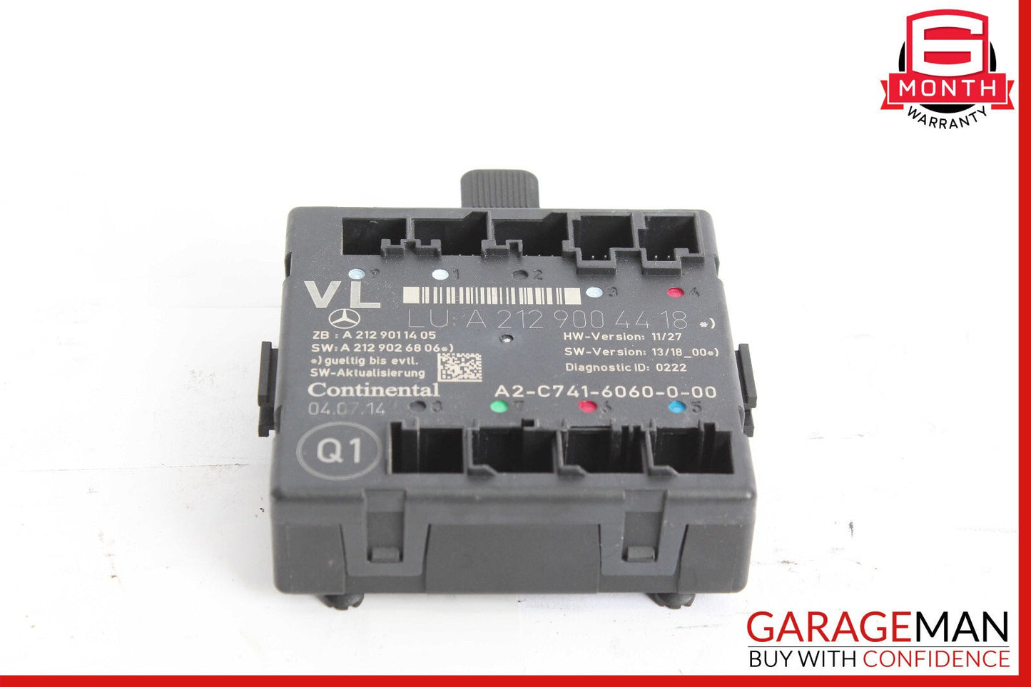 08-18 Mercedes W212 E300 C300 GLK350 Front Left Side Door Control Module Unit