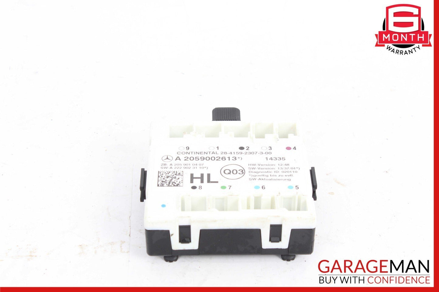 15-18 Mercedes W205 C350e Rear Left Side Door Control Module Unit 2059002613