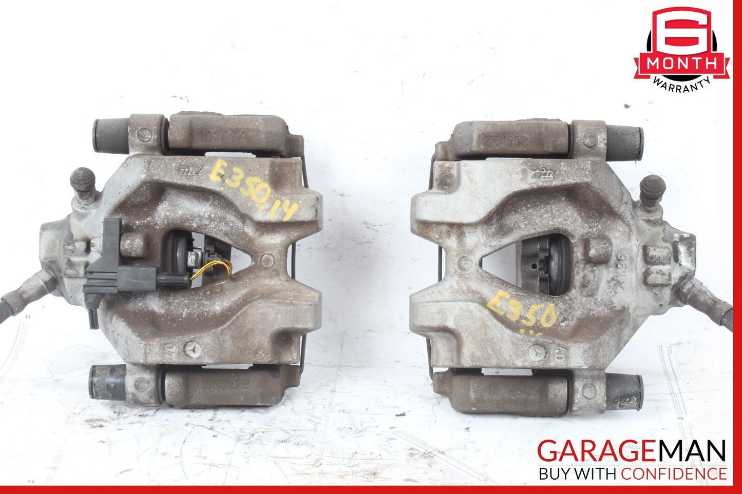 08-17 Mercedes W207 E350 C350 Rear Left & Right Brake Calipers Set of 2 Pc OEM