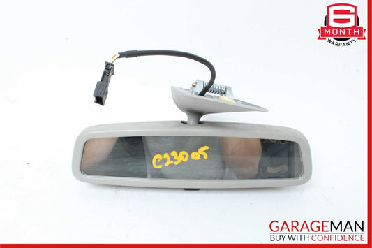 01-09 Mercedes W203 C230 CLK320 Interior Upper Rear View Mirror Gray OEM