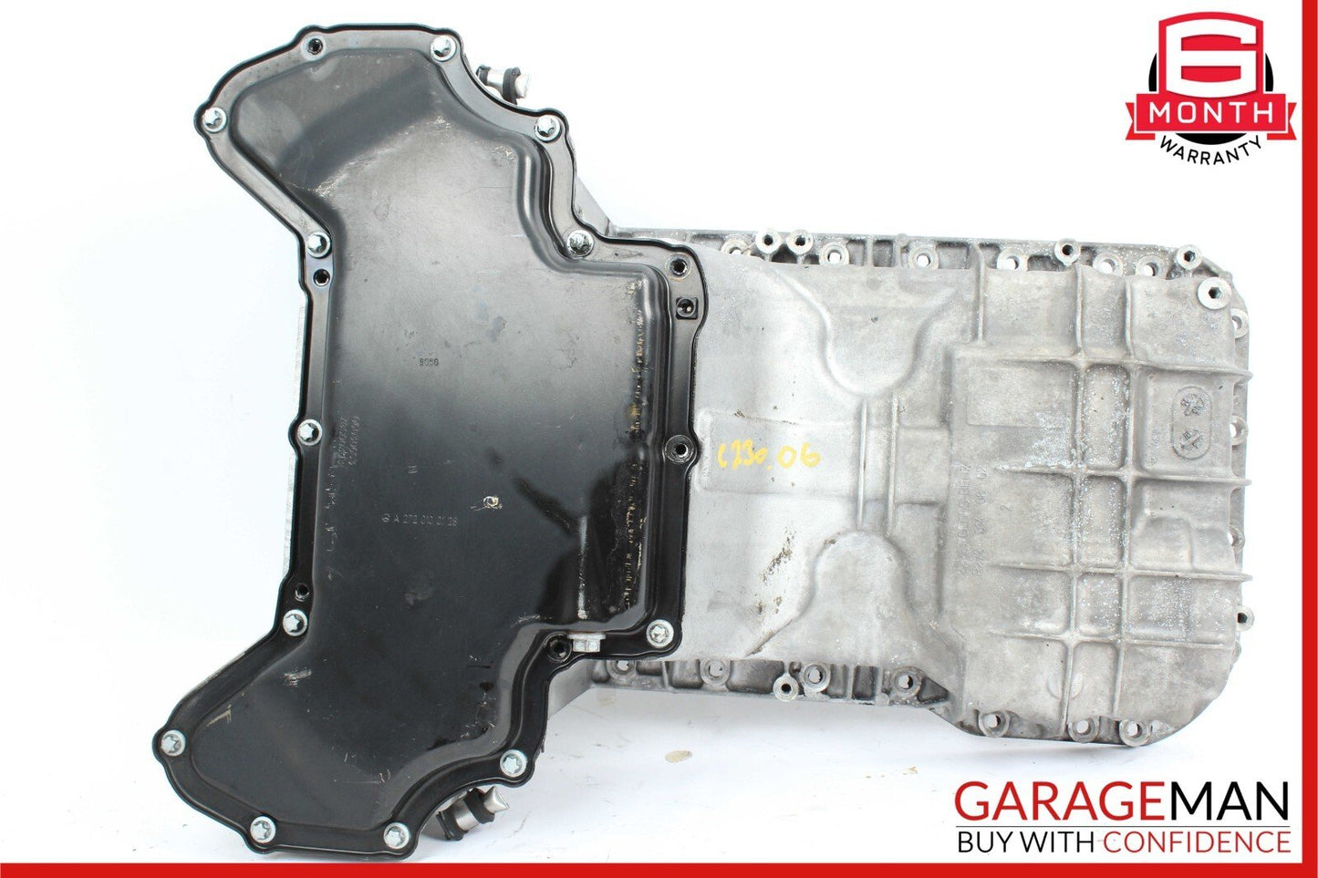 05-11 Mercedes C230 E350 C350 CLK350 Engine Upper Oil Sump Baffle Pan Assembly