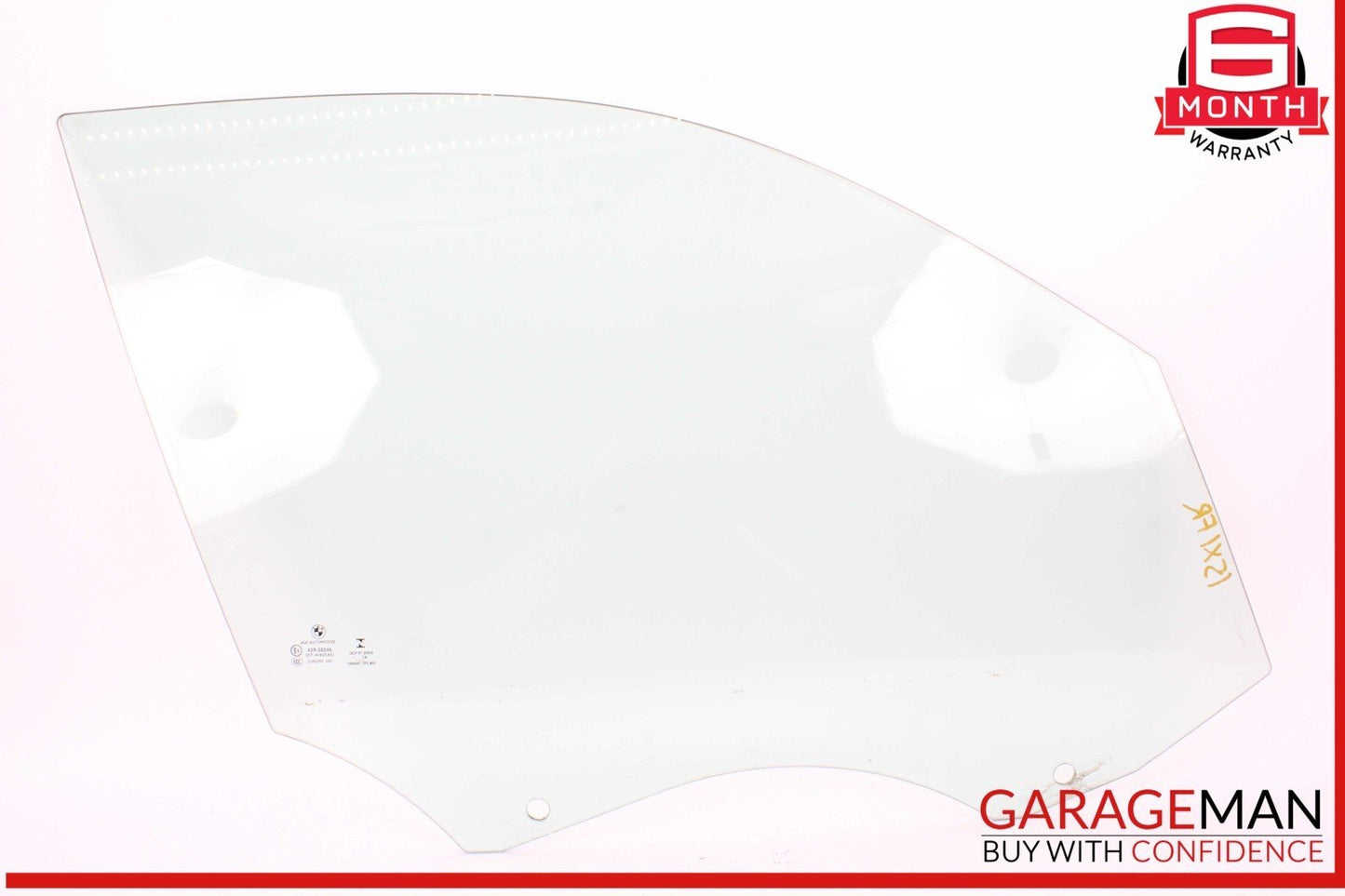 12-15 BMW X1 Front Right Passenger Side Door Window Glass 43R00049 OEM