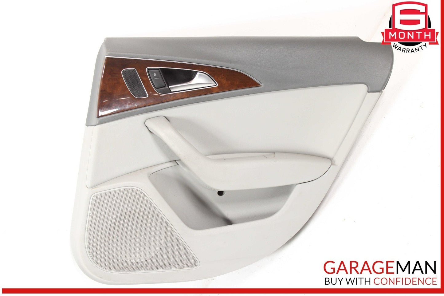 12-18 Audi A6 Rear Right Side Interior Door Trim Panel Cover Assembly OEM