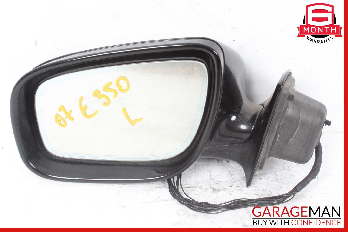 07-09 Mercedes W211 E350 Front Left Side Mirror Door Rear View OEM