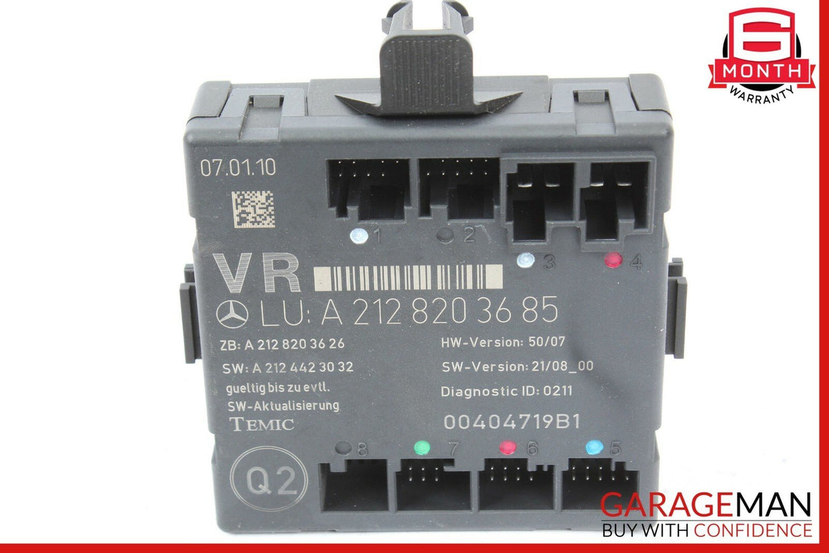 08-18 Mercedes W212 E350 C300 E400 Front Right Side Door Control Module OEM