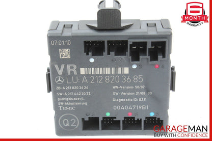 08-18 Mercedes W212 E350 C300 E400 Front Right Side Door Control Module OEM