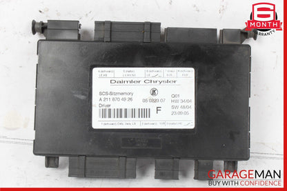 03-12 Mercedes W251 R500 GL450 Front Left Side Seat Control Module Unit OEM