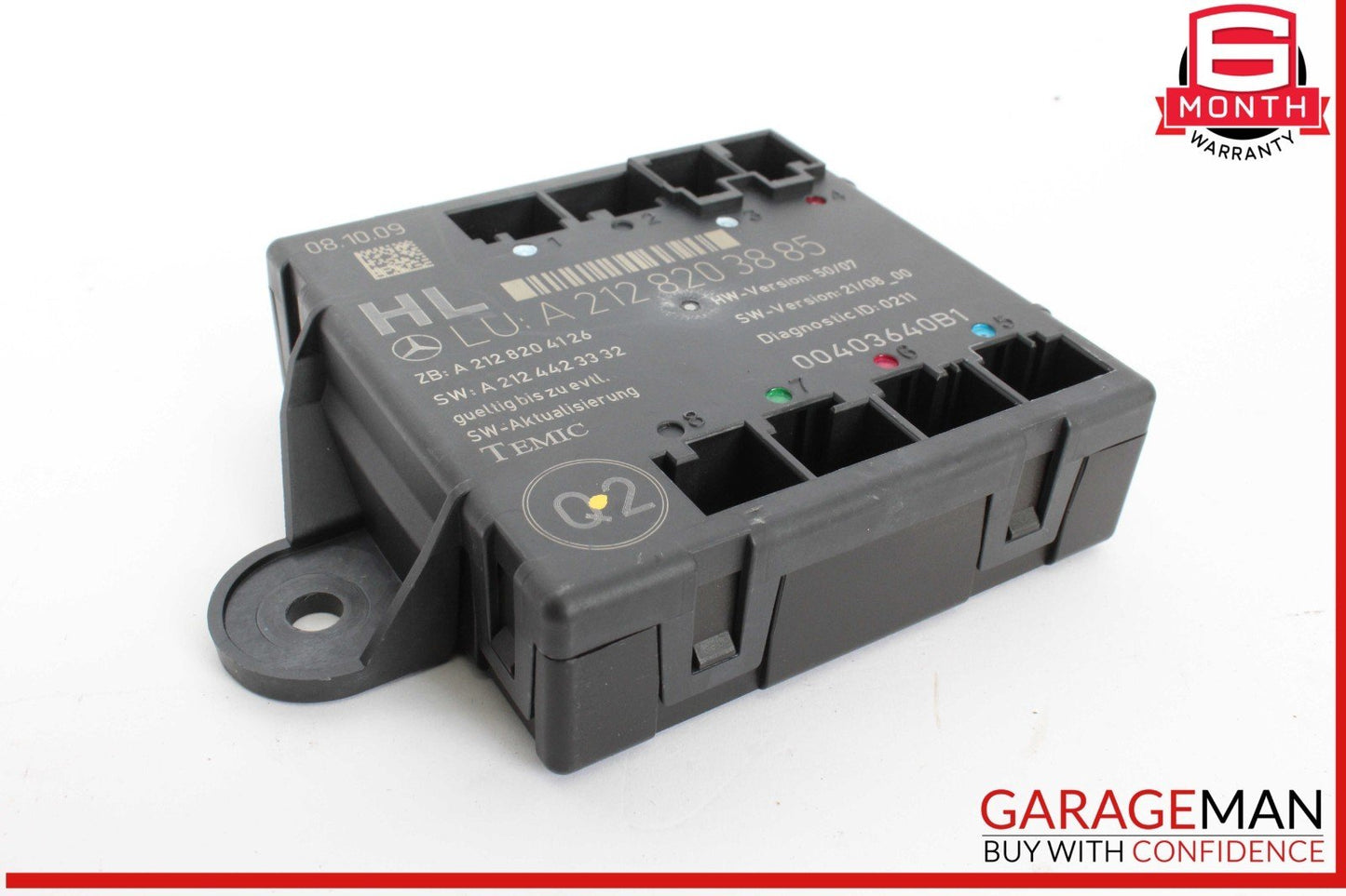 08-18 Mercedes W204 C300 SLK350 E400 Rear Left Side Door Control Module OEM