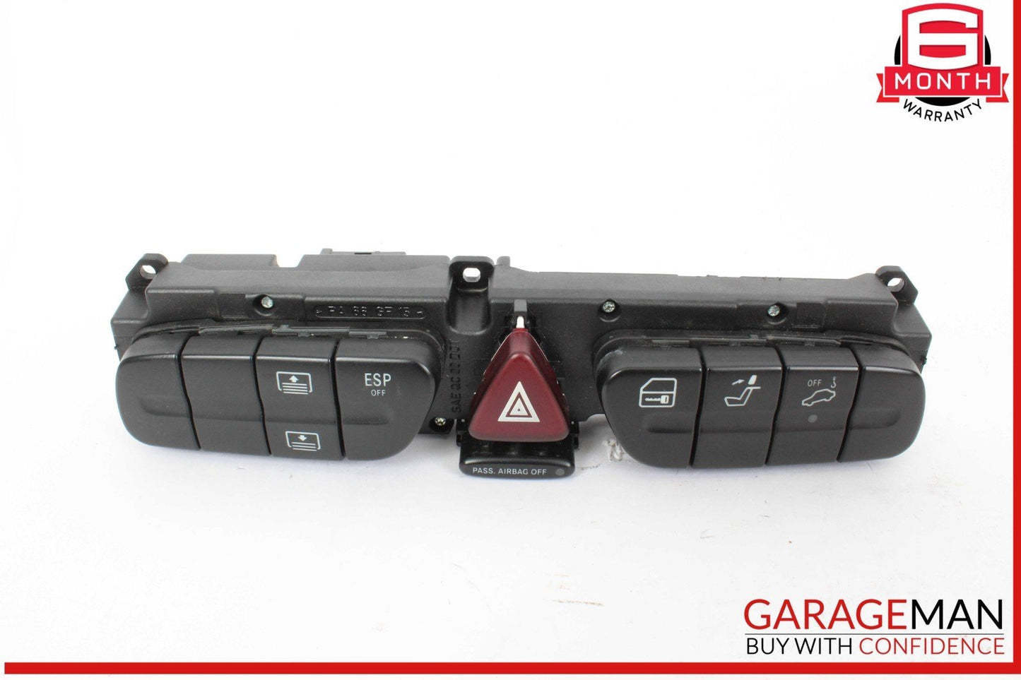 01-04 Mercedes W209 CLK320 C240 Dash Hazard Light Controller Switch Module Unit