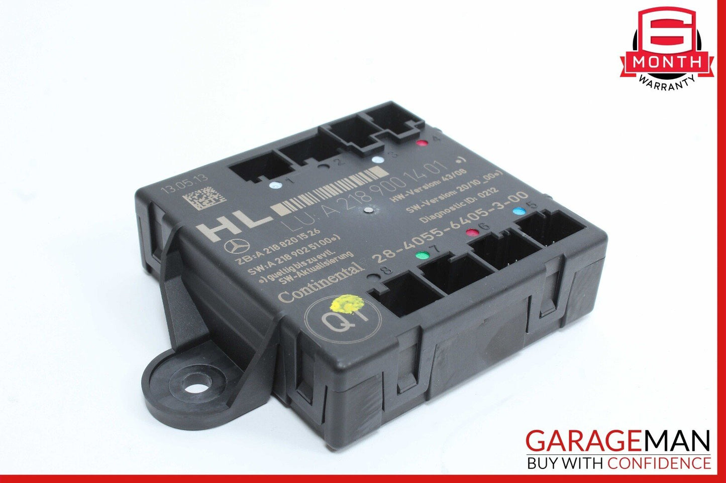 08-15 Mercedes W204 C250 Rear Left Driver Side Door Control Module Q1 OEM