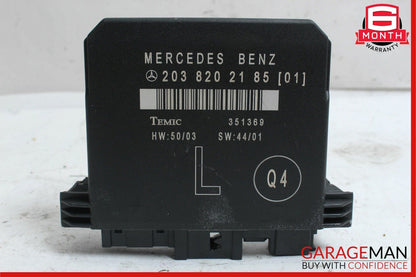 01-07 Mercedes W203 C230 C320 Rear Left Side Door Computer Control Module A95