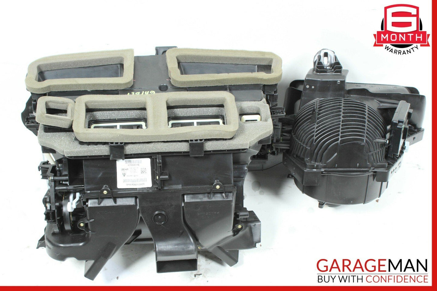 14-17 Maserati Ghibli BEHR A/C AC Air Box Heater Core Blower Motor Assembly OEM