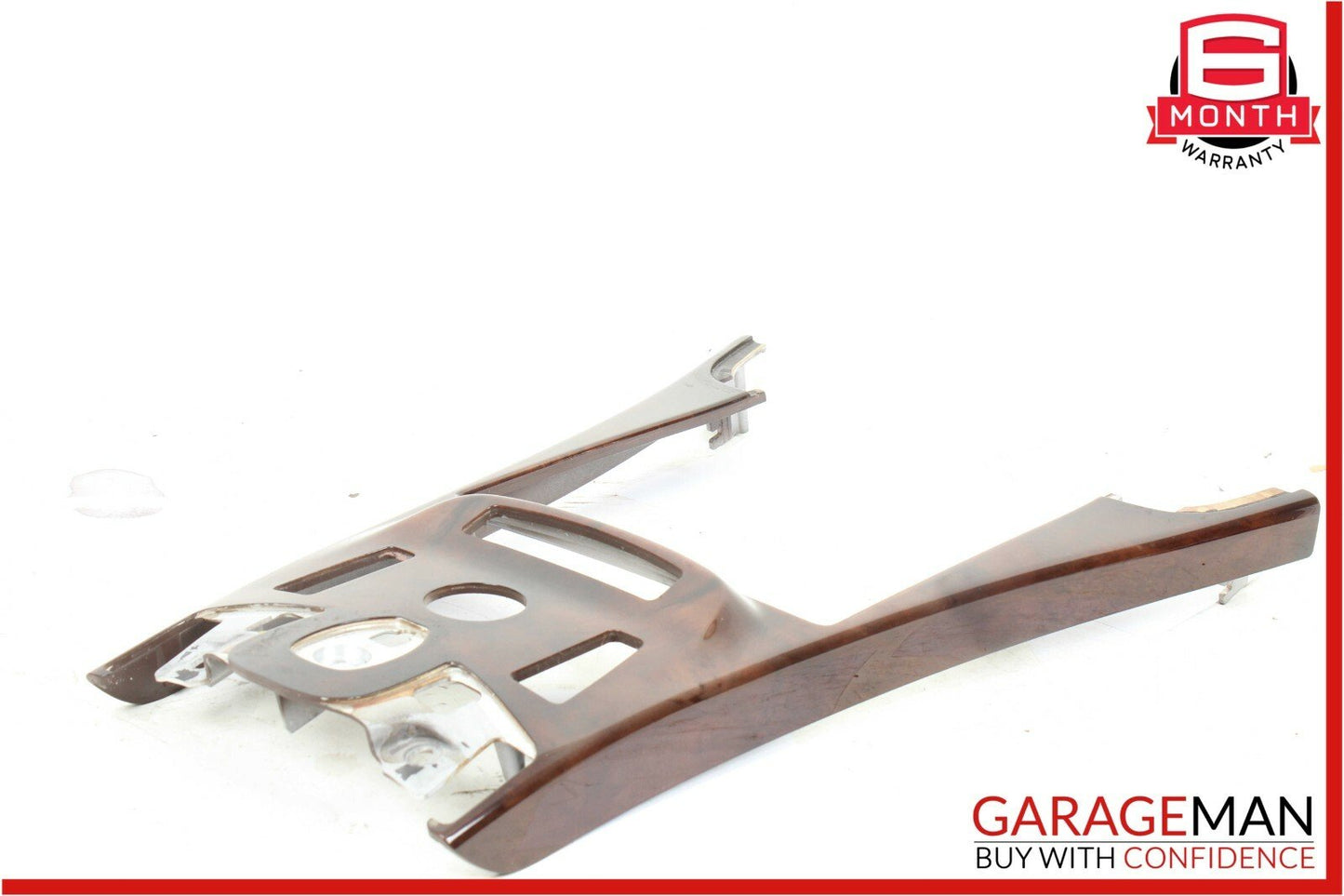 10-13 Mercedes W221 S550 Front Center Console Multi Function Trim Cover Wood OEM