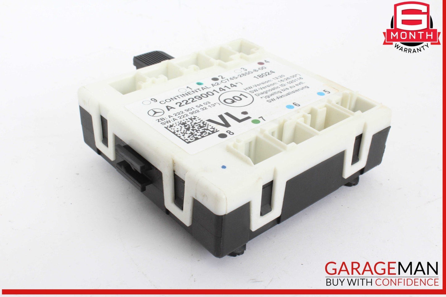 15-20 Mercedes X253 GLC350e Front Left Side Door Control Module Unit OEM