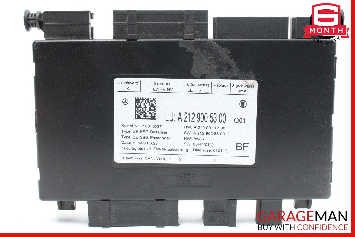 Mercedes W212 E550 SLK250 C350  Front Right Side Seat Control Module Unit
