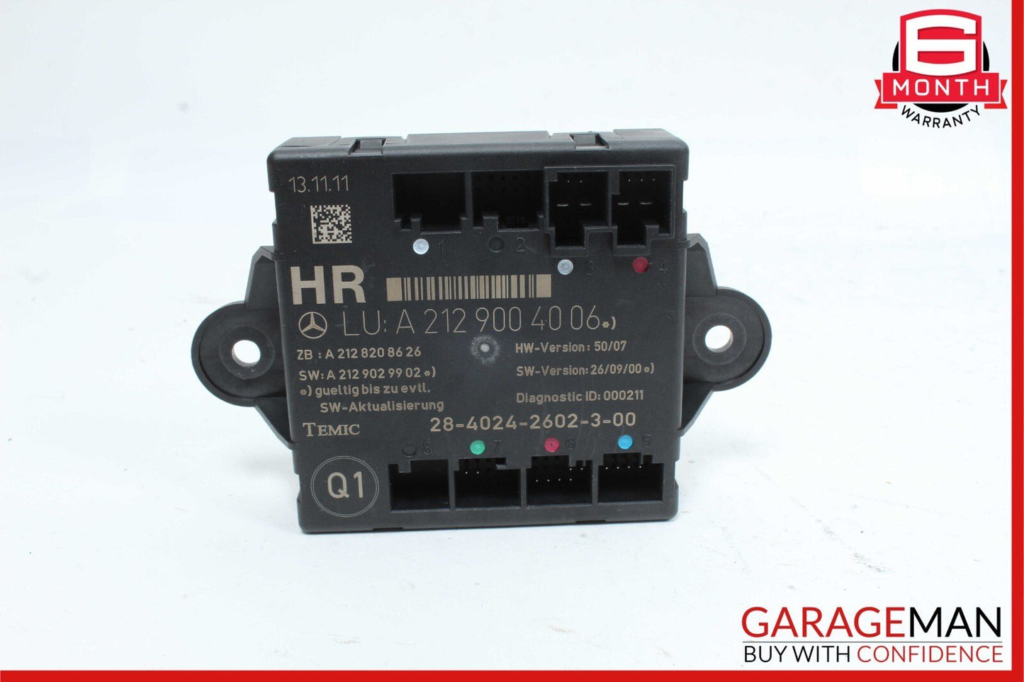 08-18 Mercedes E350 GLK350 CLS550 Rear Right Side Door Controller Module Unit