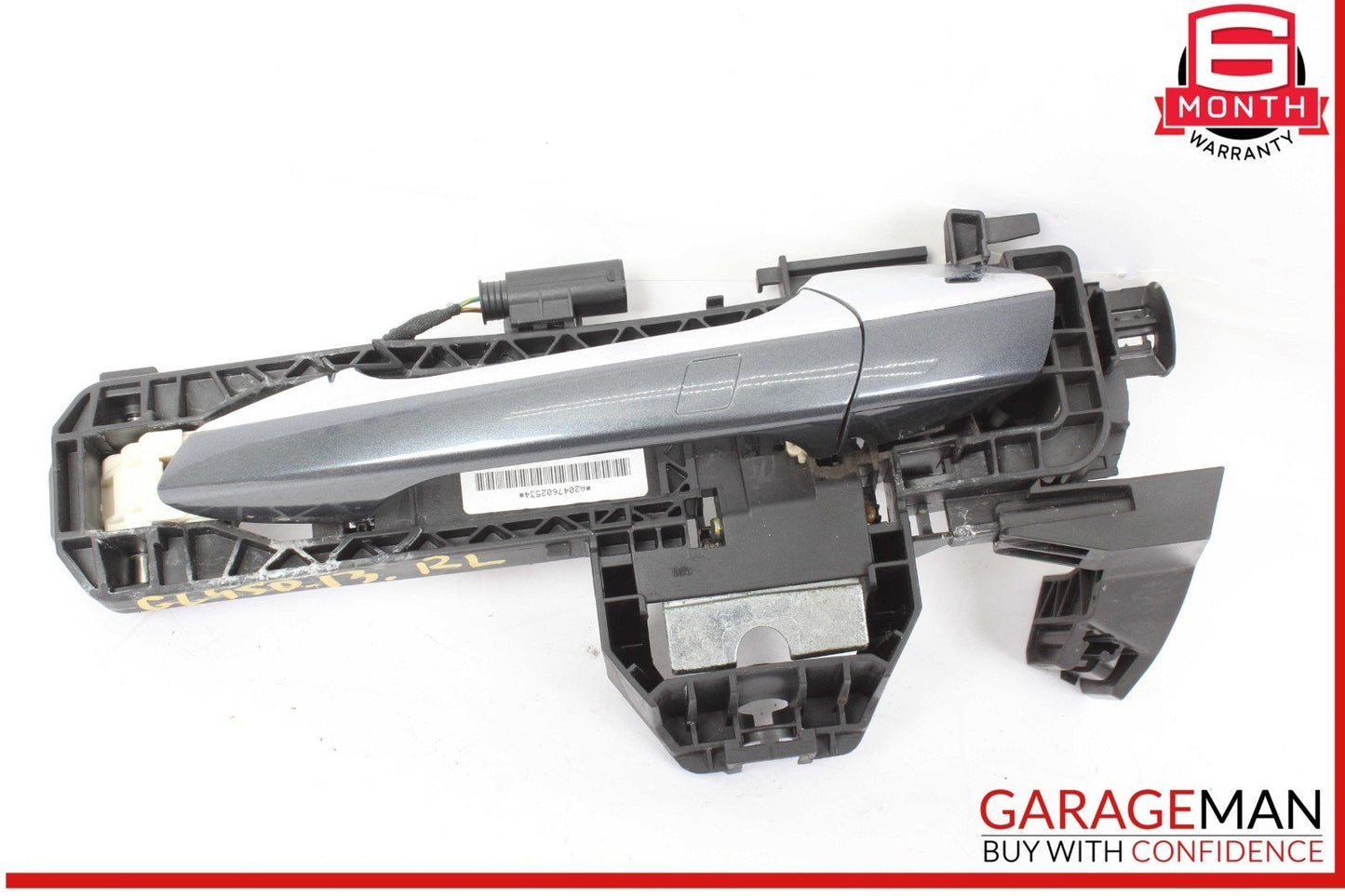 12-16 Mercedes X166 GL450 Rear Left Driver Side Exterior Door Handle Gray OEM