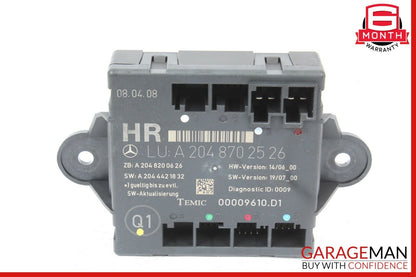 08-14 Mercedes W204 C300 C350 Rear Right Side Door Control Module 2048702526 OEM