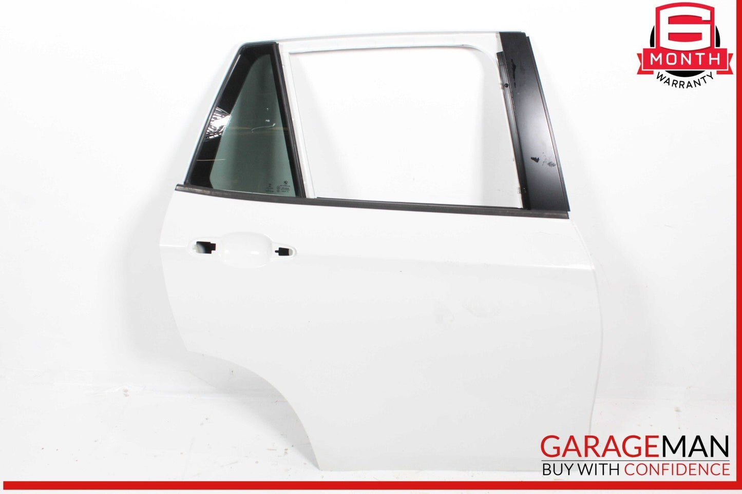 12-15 BMW X1 Rear Right Passenger Side Door Shell White OEM