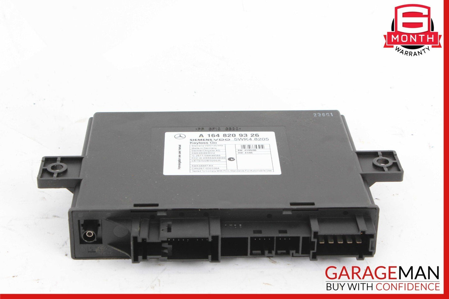 06-12 Mercedes X164 GL450 GL550 ML350 Keyless Go Control Module 1648206285 OEM