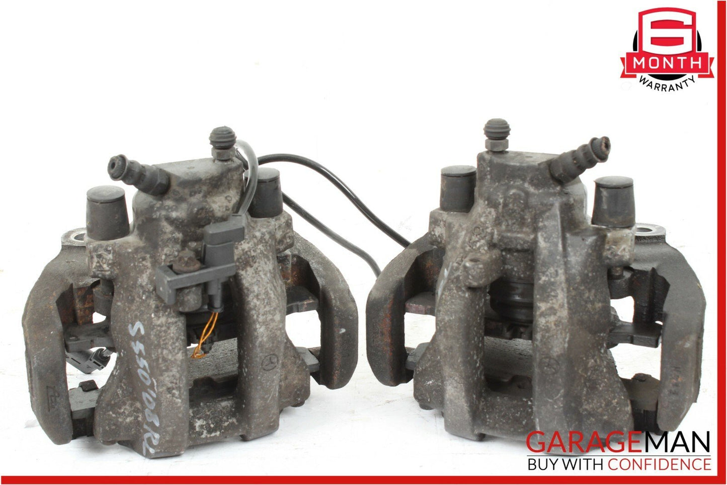07-13 Mercedes S550 CL550 CL600 Rear Left & Right Side Brake Calipers Set