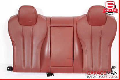 13-19 BMW 650i F06 Rear Top Upper Seat Cushion Cover Armrest Assembly Red OEM