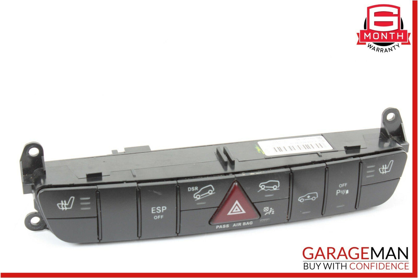 06-12 Mercedes GL450 ML550 Center Dash Hazard Light Switch Control Panel OEM