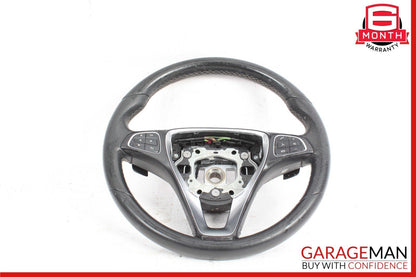 14-20 Mercedes W117 CLA250 Driver Steering Wheel w/ Paddle Shifters Assy Black