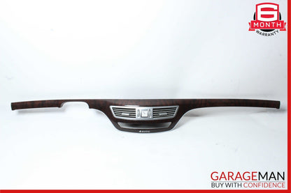 07-14 Mercedes S550 CL600 Center Dash Heater Control Switch Panel Assembly Wood