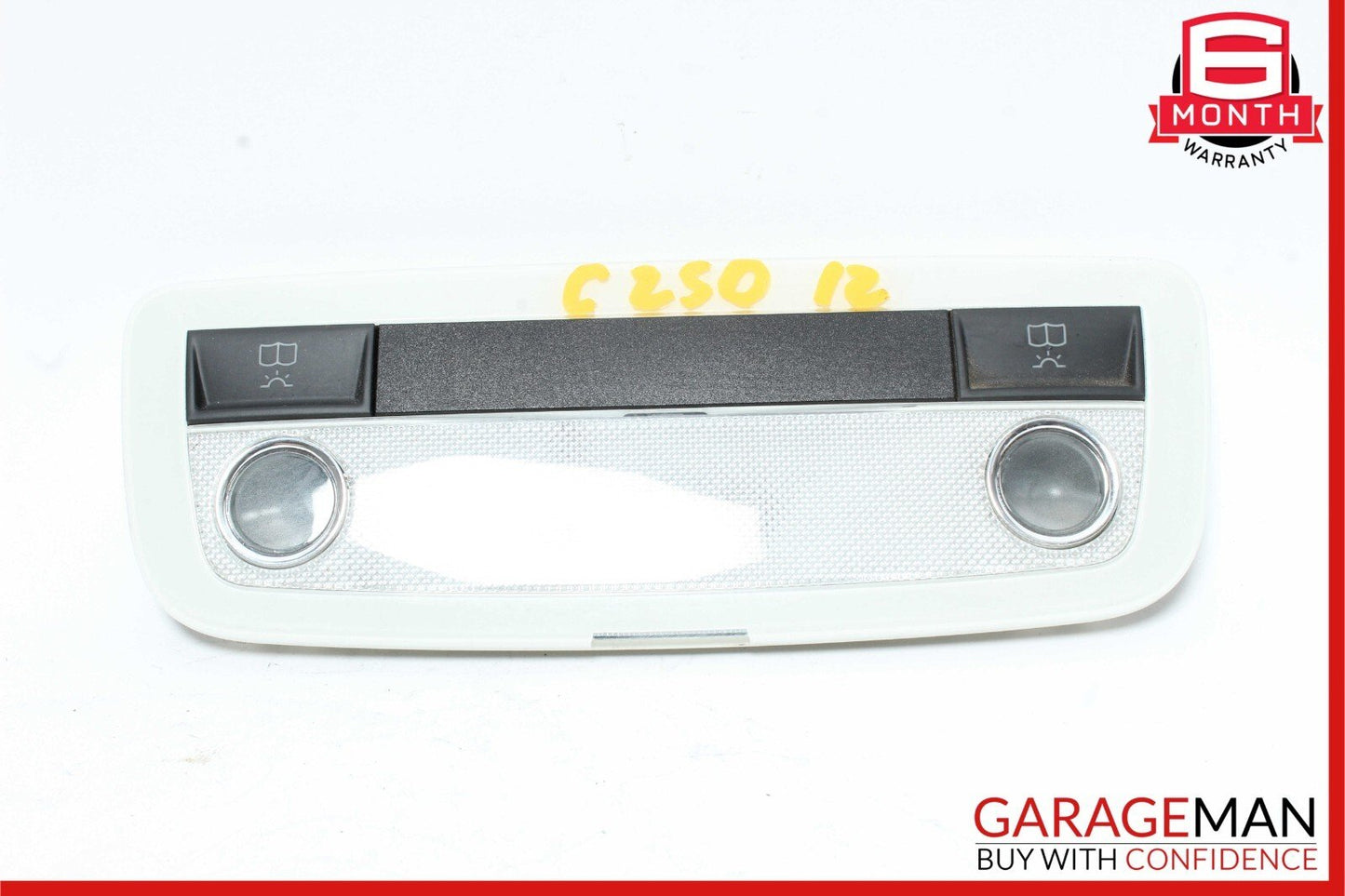 08-21 Mercedes C250 C350 GLK350 Rear Overhead Dome Light Reading Map Gray