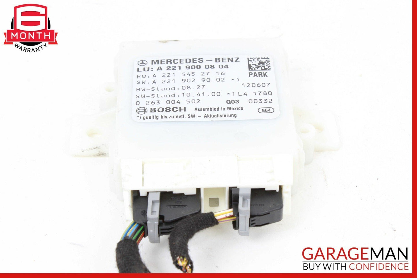 10-13 Mercedes W221 S550 S63 AMG Rear Parking Parktronic Control Module Q03 OEM